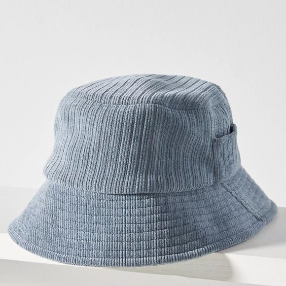NWT Anthropologie + San Diego Hat Co. Cozy and Chic Bucket Hat Blue (ONE SIZE) - Picture 5 of 16
